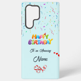 お誕生日おめでとう Samsung Galaxy S22 Ultra カーゼ Ultraケース