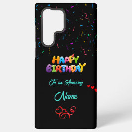 お誕生日おめでとう Samsung Galaxy S22 Ultra カーゼ Ultraケース