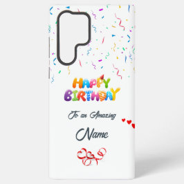お誕生日おめでとう Samsung Galaxy S22 Ultra カーゼ Ultraケース