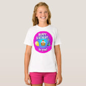 お誕生日おめでとう Tシャツ (正面フル)