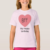 お誕生日おめでとう  Tシャツ (正面)