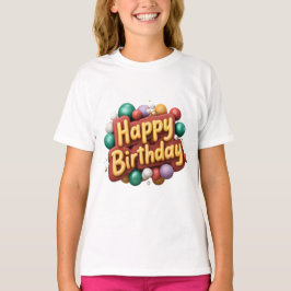 お誕生日おめでとう Tシャツ
