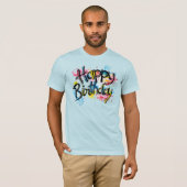 お誕生日おめでとう Tシャツ (正面フル)