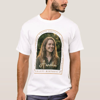 お誕生日おめでとうTシャツをオリジナルで作ろう|カスタム写真入り Tシャツ