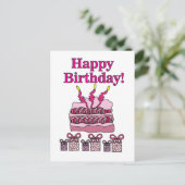 お誕生日お誕生日パーティーお誕生日 、 ポストカード (スタンド正面)