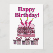 お誕生日お誕生日パーティーお誕生日 、 ポストカード (正面)