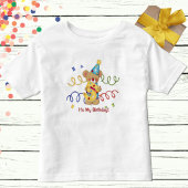 お誕生日かわいいクマちゃん5歳 幼児Tシャツ トドラーTシャツ