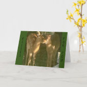 **お誕生日にキスを" カード (黄色い花)