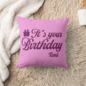お誕生日の枕 クッション (ブランケット)