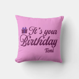お誕生日の枕 クッション