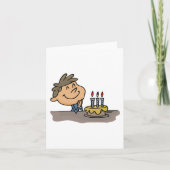 お誕生日の男の子 カード (正面)