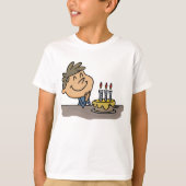 お誕生日の男の子 Tシャツ (正面)