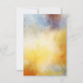 お誕生日の絵画 サンキューカード (裏面)