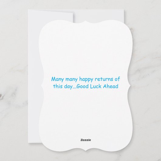 お誕生日カスタマイズデジタルグリーティングカード シーズンカード (裏面)