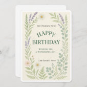 お誕生日カスタムデジタルカード シーズンカード (正面/裏面)