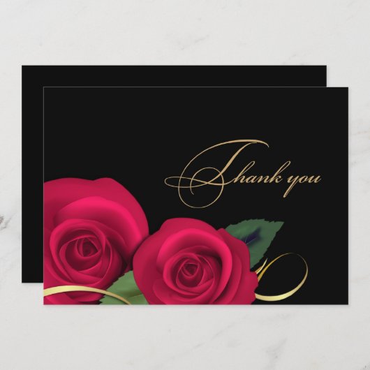 お誕生日カードに来てくれてありがとう 招待状 (正面/裏面)