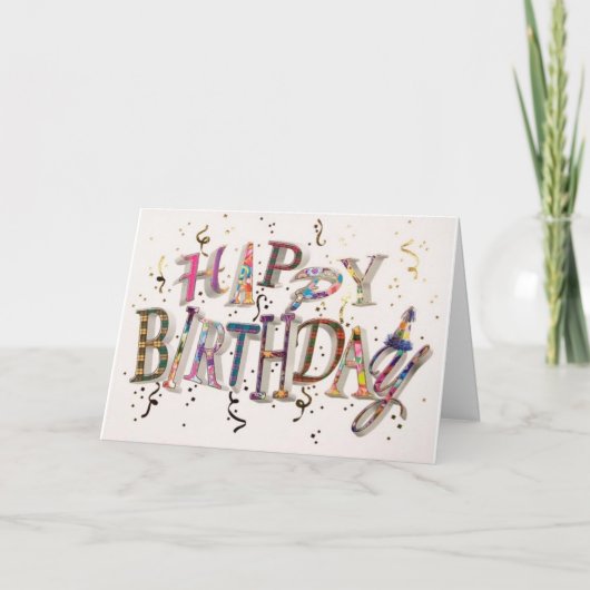 お誕生日カードに「特別な姪っ子」 カード (正面)