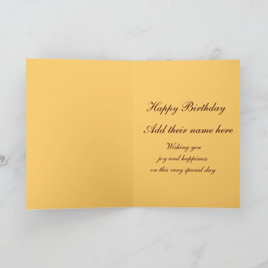 お誕生日カード カード (内部)