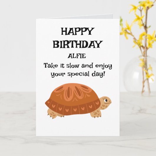 お誕生日カード カード (黄色い花)