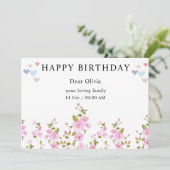 お誕生日カード 招待状 (スタンド正面)