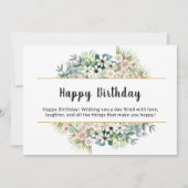 お誕生日カード 招待状 (正面)