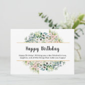 お誕生日カード 招待状 (スタンド正面)