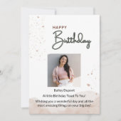 お誕生日カード 招待状 (正面)