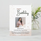 お誕生日カード 招待状 (スタンド正面)