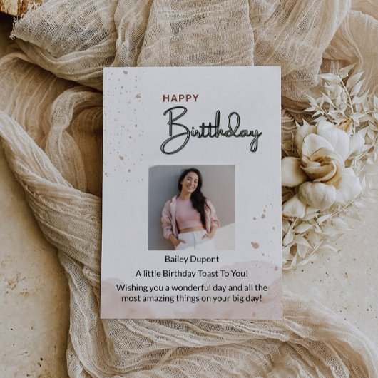 お誕生日カード 招待状