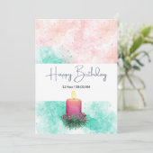 お誕生日カード 招待状 (スタンド正面)