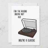 お誕生日カード 面白いおじいちゃん、お父さんへ 招待状 (正面)