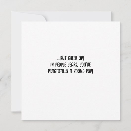 お誕生日カード 面白いお誕生日カード おじいちゃん、パパ用 招待状 (裏面)