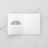 お誕生日カード 面白いお誕生日カード おじいちゃん、パパ用 招待状 (内部)