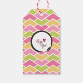 お誕生日ケーキとパーティーライオンハッピーバースデー ギフトタグ (裏面)