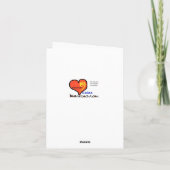 お誕生日ケーキとベーカースおもしろい誕生日カード カード (裏面)