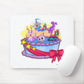 お誕生日ケーキのグループの打撃 マウスパッド (マウス)