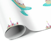 お誕生日ケーキの包装紙 ラッピングペーパー (ロールコーナー)