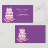 お誕生日ケーキの名刺 名刺 (正面/裏面)