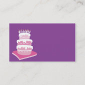 お誕生日ケーキの名刺 名刺 (裏面)