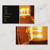 お誕生日ケーキの名刺 名刺 (正面/裏面)