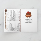 お誕生日ケーキの日おめでとう！11月26日 カード (内部)