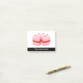 お誕生日ケーキの漫画 ポストイット (デスク上)