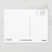 お誕生日ケーキはがき ポストカード (裏面)