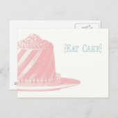 お誕生日ケーキはがき ポストカード (正面/裏面)