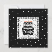 お誕生日ケーキオーバザヒルパーティー 招待状 (裏面)