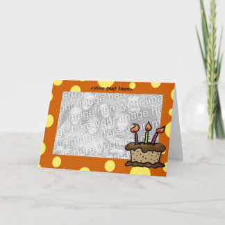 お誕生日ケーキカードテンプレート カード