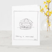 お誕生日ケーキカード カード (黄色い花)