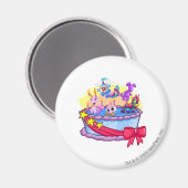 お誕生日ケーキグループショット マグネット (正面/裏面)