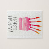 お誕生日ケーキジグソーパズル ジグソーパズル (横)