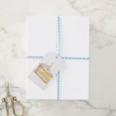 お誕生日ケーキスライスギフトラベル ギフトタグ (より糸付き)